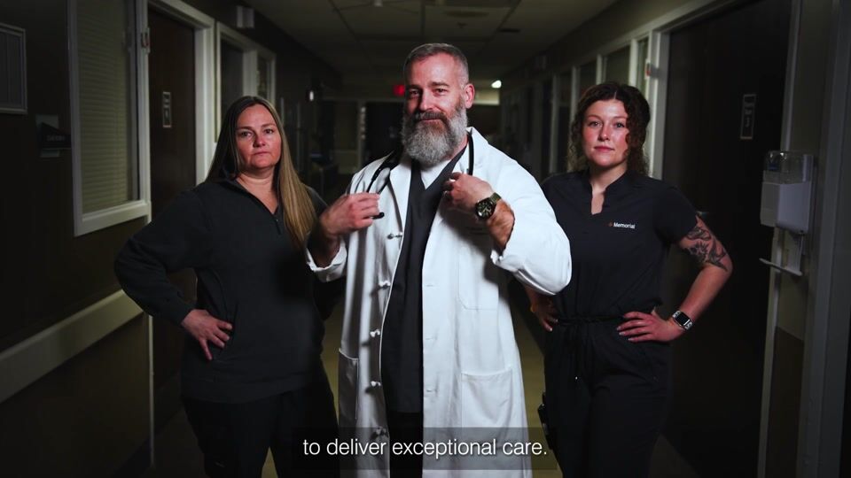 A still from the Memorial Health campaign film